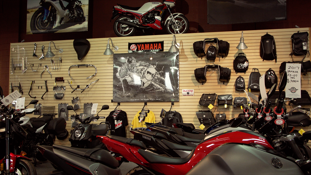 Motorcycle Parts Wall