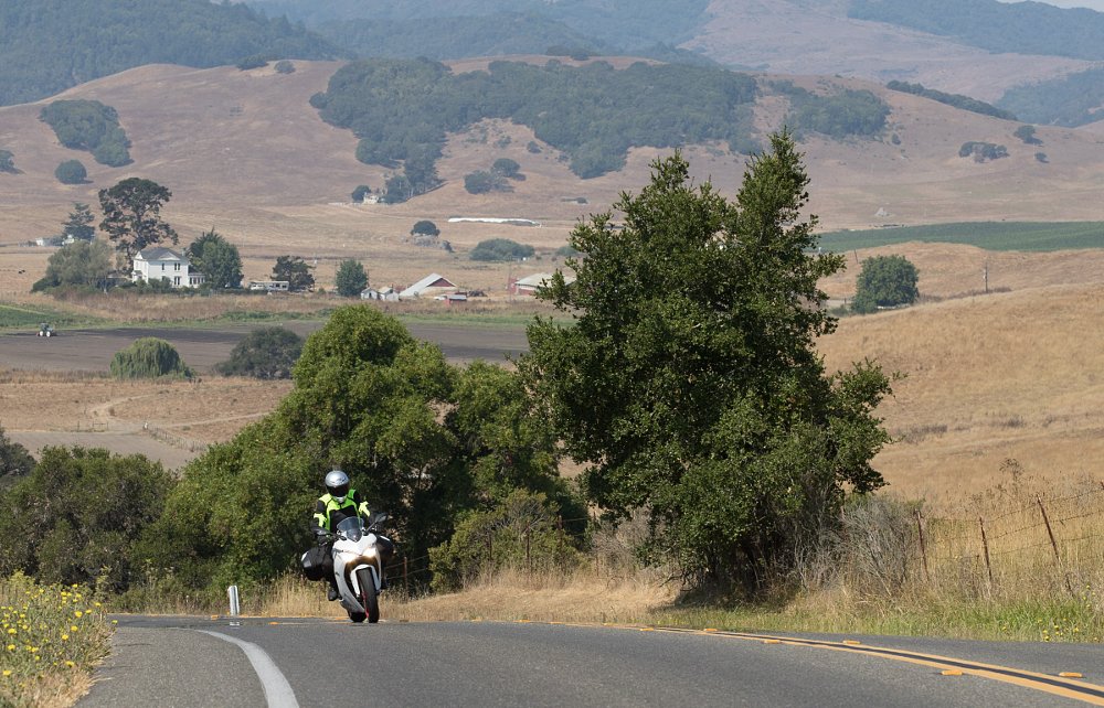 Ducati SuperSport S on the road