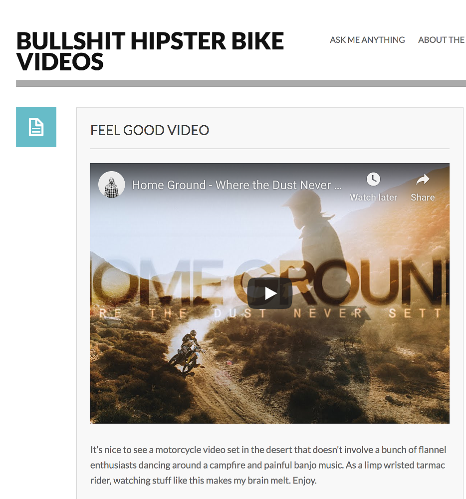 Hipster Bike Videos