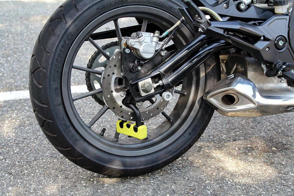 Motorcycle disc lock