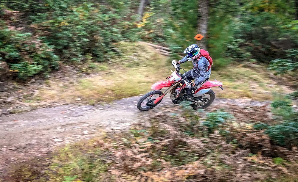 The Honda CRF450L Knows How To Corner
