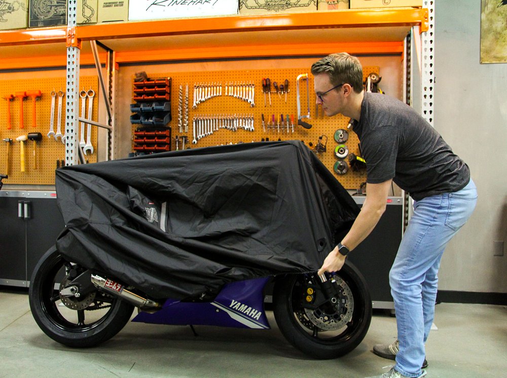 Dowco Guardian Weatherall Plus Motorcycle Cover On Yamaha R6
