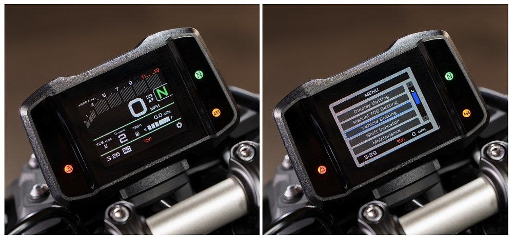 2021 Yamaha MT-09 TFT dash display