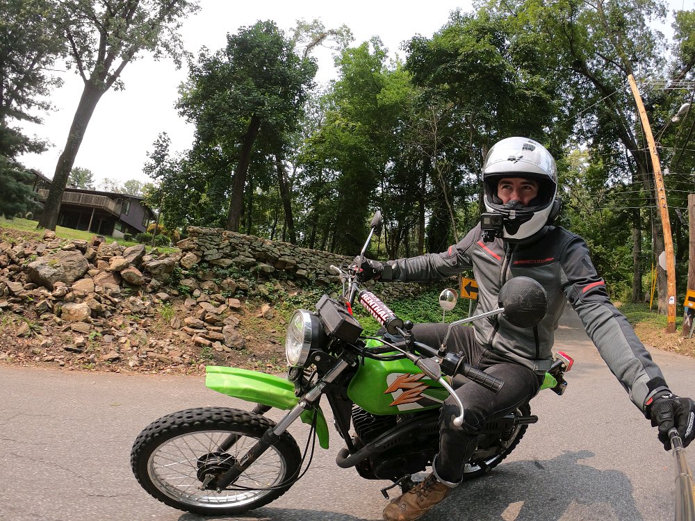 The Airwave is one of the lightest and most low profile moto jackets I’ve ever ridden in that doesn’t completely forego all protection. Selfie by Brandon Wise.