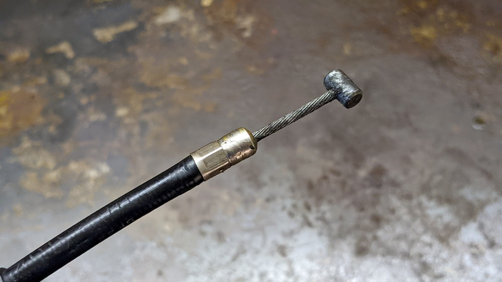 Old throttle cable