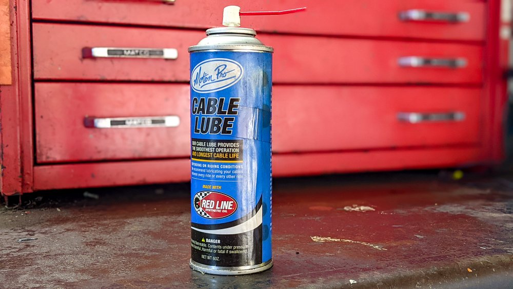 Motorcycle cable lube