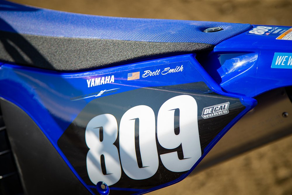 name on YZ125 tail