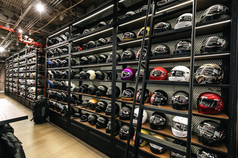 RevZilla helmet wall