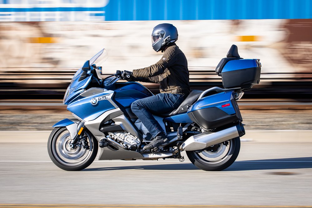 BMW's K 1600 GTL in motion left side