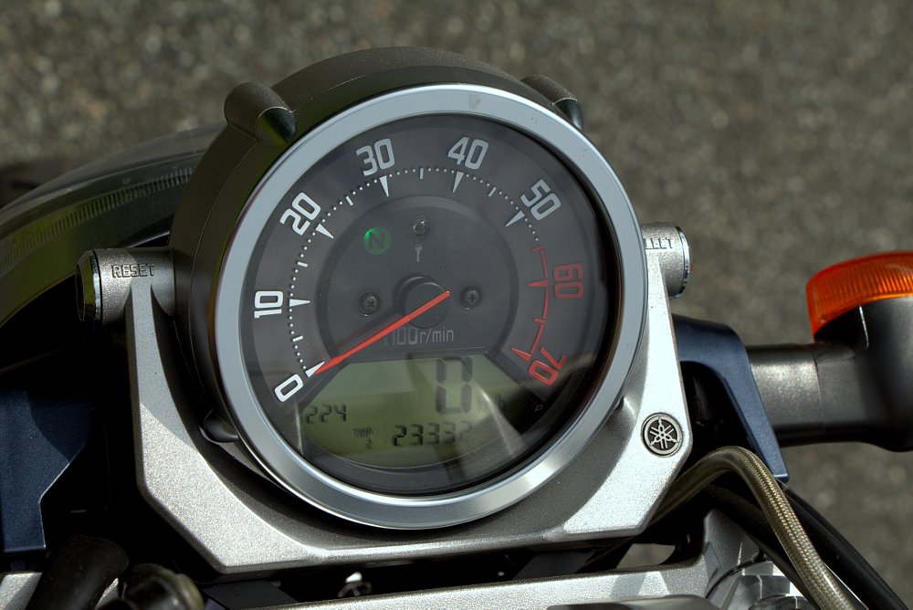 gauge, tachometer and speedometer