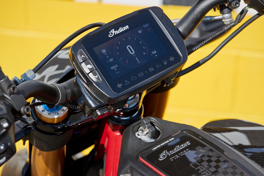 Indian FTR R Carbon dash