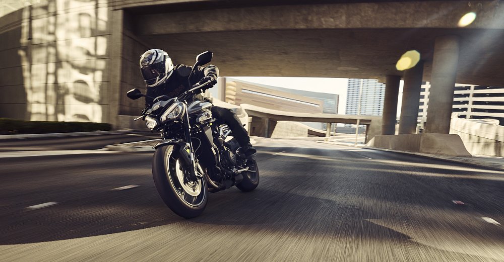 2024 Triumph Street Triple R riding on the street