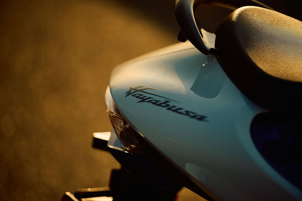 2023 Suzuki Hayabusa detail image of the word