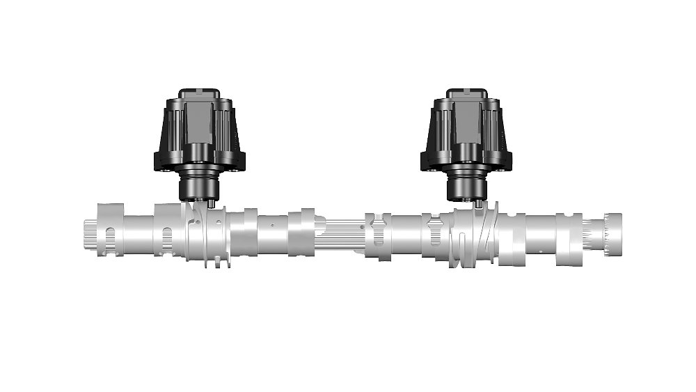 BMW ShiftCam servomotor detail.