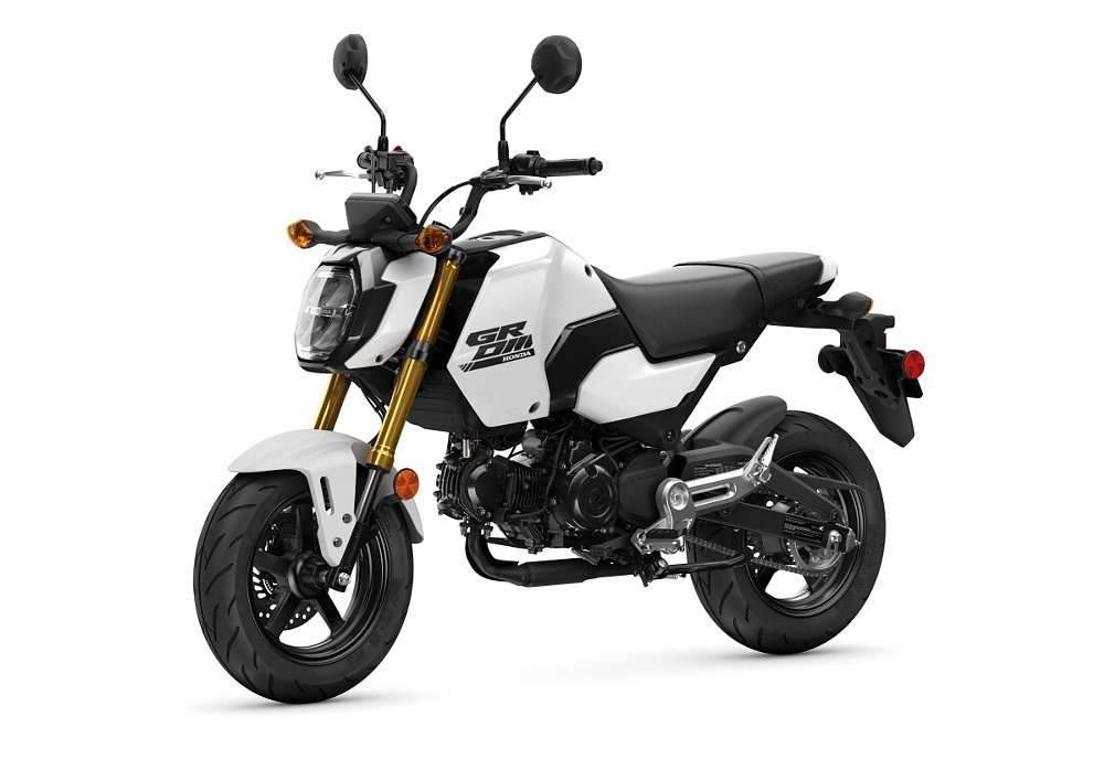 studio photo of the Grom in white