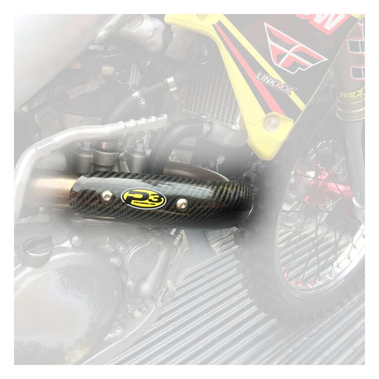 P3 Carbon Fiber Heat Shield Suzuki RMZ450 2008-2026