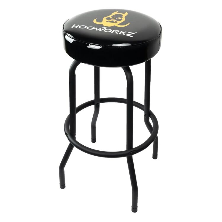 HogWorkz Logo Single Ring Garage / Shop Stool