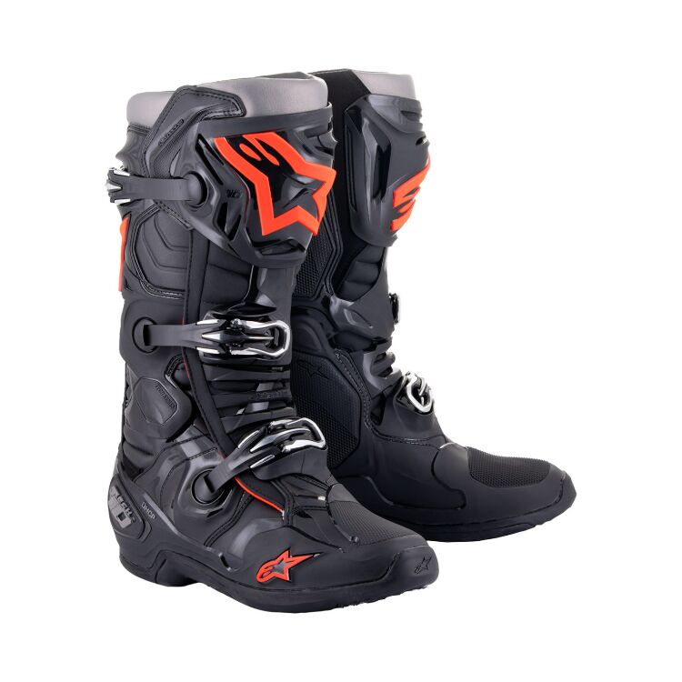 Black/Fluo Red